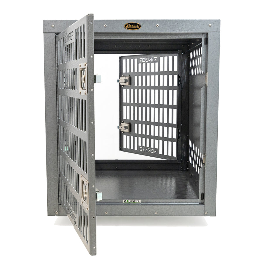 Zinger Deluxe Crate - Front/Back Entry - 6000 - Dog crates by Zinger