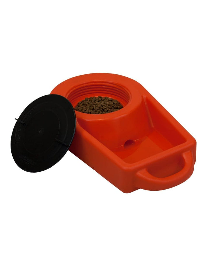 Dakota283 Dine N Dash – Feeding and Watering System - Orange - by Dakota 283
