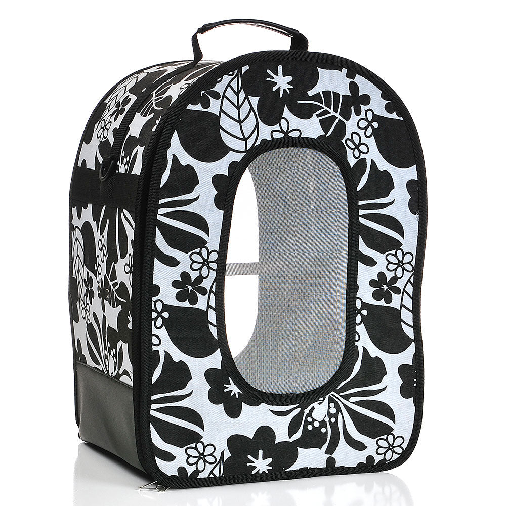 A&E Soft Sided Bird Travel Carrier - Black - Pet Carrier by A&E