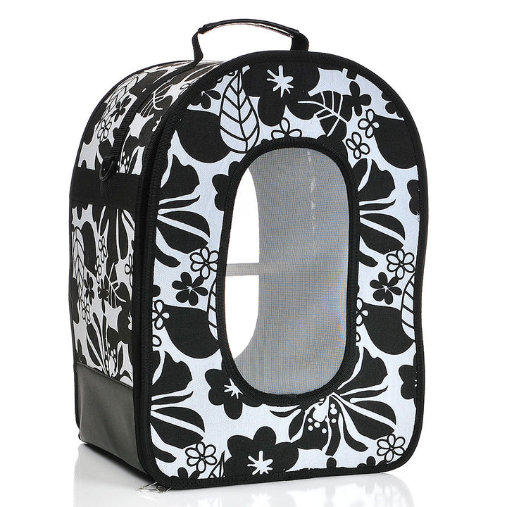 A&E Soft Sided Bird Travel Carrier - Black - Pet Carrier by A&E