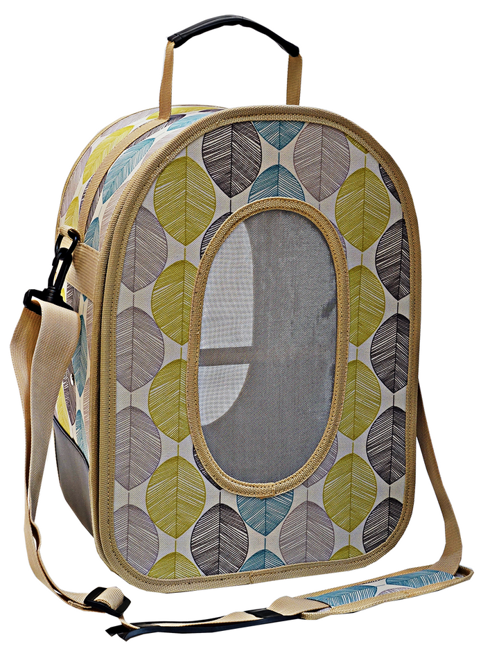A&E Soft Sided Bird Travel Carrier - Tan - Pet Carrier by A&E