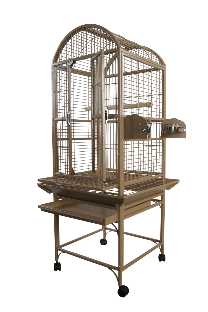 A&E Small Dome Top Bird Cage - Sandstone - Bird cages by A&E