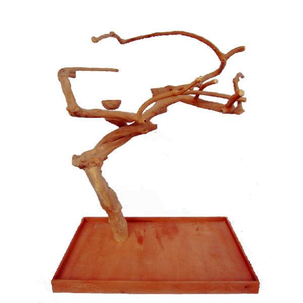 A&E Java Wood Tree - Medium - Bird Play Stand by A&E