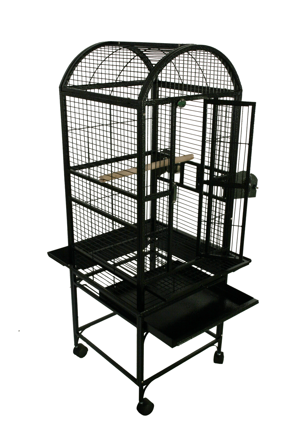 A&E Small Dome Top Bird Cage - Black - Bird cages by A&E