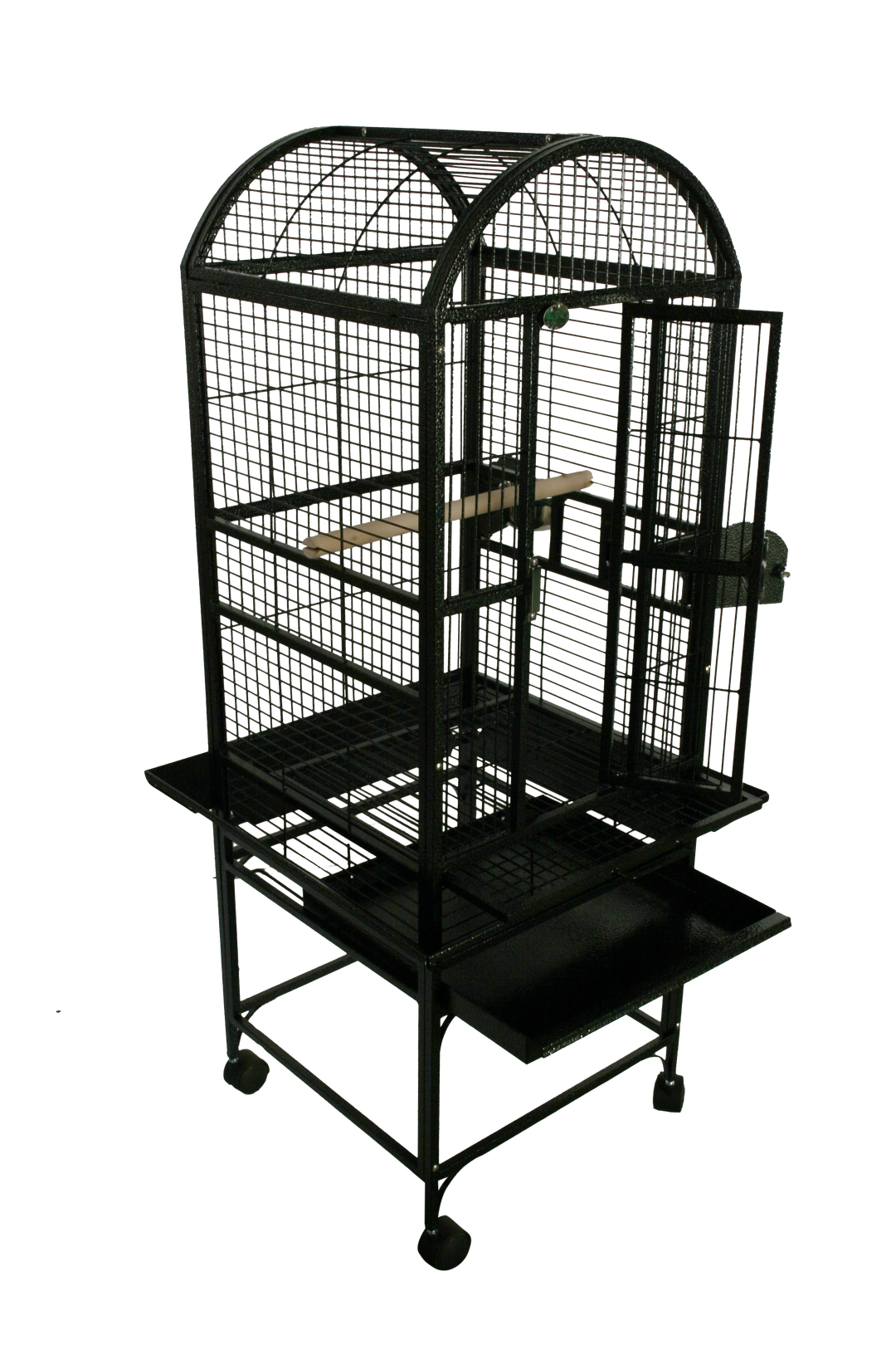 A&E Small Dome Top Bird Cage - Black - Bird cages by A&E