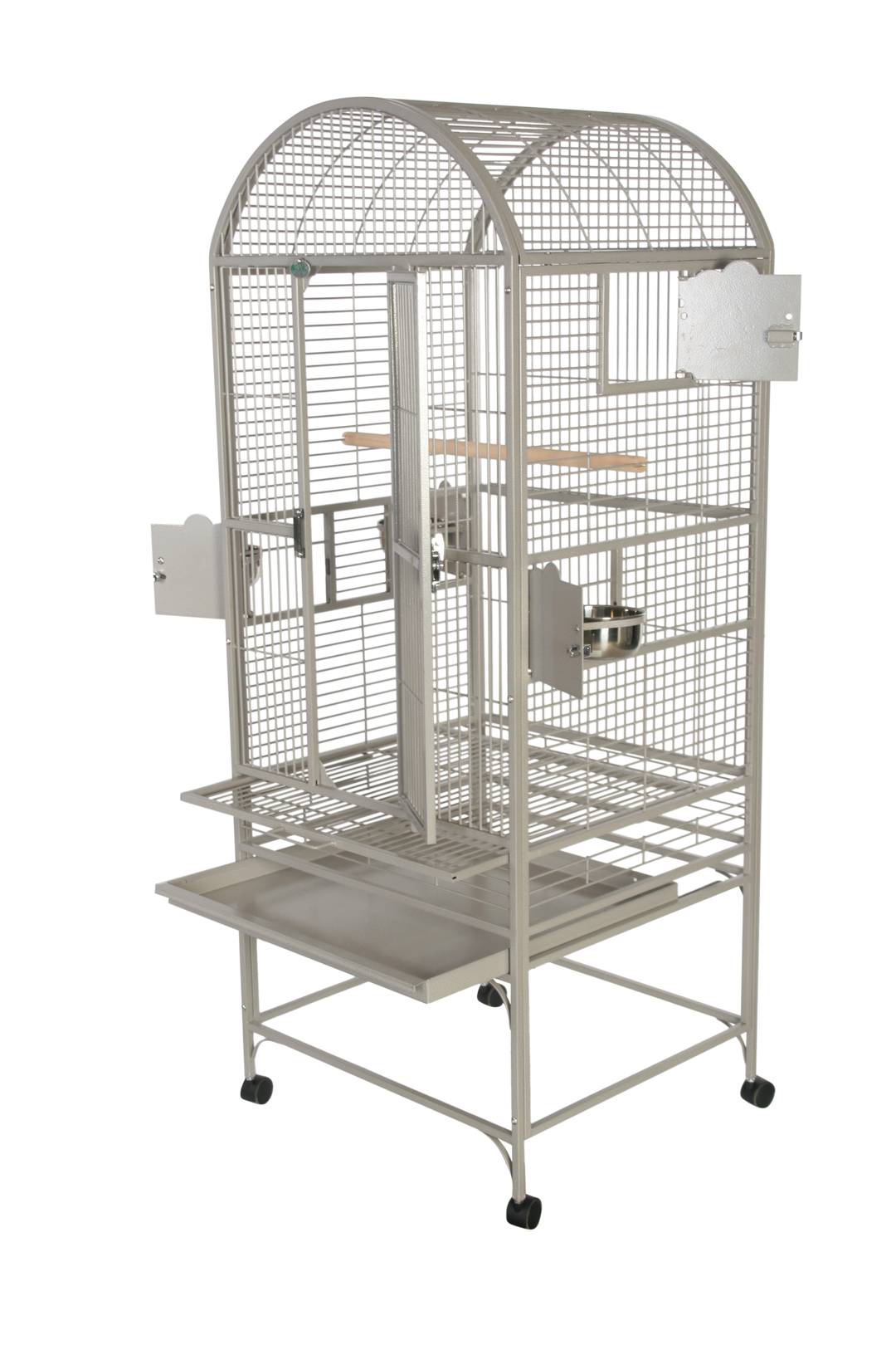 A&E Small Dome Top Bird Cage - Platinum - Bird cages by A&E